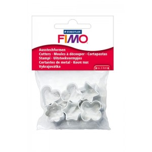 ΣΕΤ ΚΑΛΟΥΠΙΑ ΜΕΤΑΛΛΙΚΑ 2-3CM 6ΤΕΜ FIMO