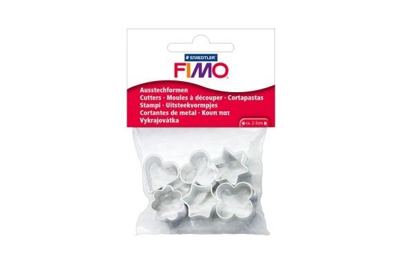 ΣΕΤ ΚΑΛΟΥΠΙΑ ΜΕΤΑΛΛΙΚΑ 2-3CM 6ΤΕΜ FIMO