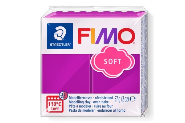 STAEDTLER ΠΗΛΟΣ FIMO SOFT 8020-61 Purple 57g