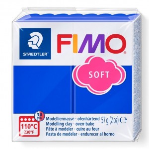 STAEDTLER ΠΗΛΟΣ FIMO SOFT 8020-33 Brilliant Blue 57g