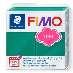 STAEDTLER ΠΗΛΟΣ FIMO SOFT 8020-56 Emerald 57g