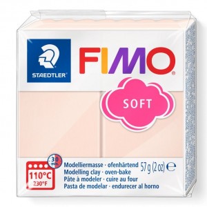 STAEDTLER ΠΗΛΟΣ FIMO SOFT 8020-43 Pale Pink 57g