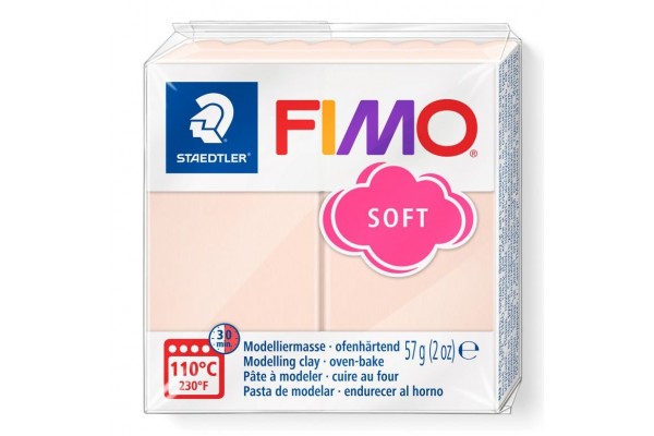 STAEDTLER ΠΗΛΟΣ FIMO SOFT 8020-43 Pale Pink 57g