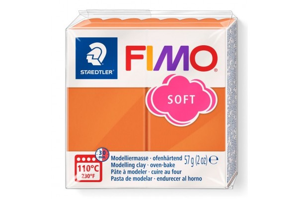 STAEDTLER ΠΗΛΟΣ FIMO SOFT 8020-76 Cognac 57g
