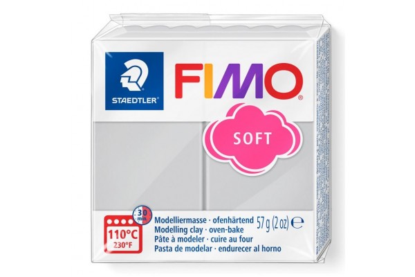 STAEDTLER ΠΗΛΟΣ FIMO SOFT 8020-80 Dolphin Grey 57g