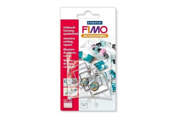 FIMO ΣΕΤ ΤΕΤΡΑΓΩΝΑ ΠΛΑΙΣΙΑ SQUARE FRAMES (4ΤΕΜ-25x25mm)8625 22
