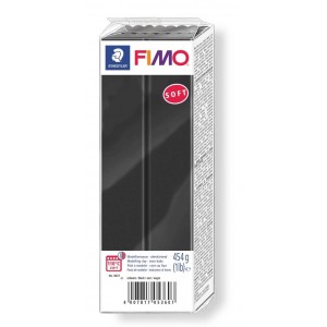 STAEDTLER ΠΗΛΟΣ FIMO SOFT 8021-9  Black 454g
