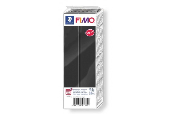 STAEDTLER ΠΗΛΟΣ FIMO SOFT 8021-9  Black 454g