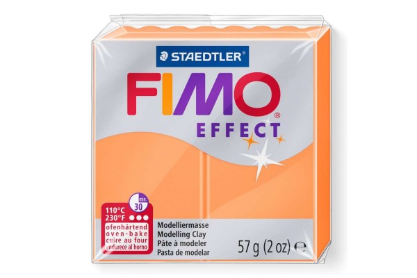 STAEDTLER ΠΗΛΟΣ FIMO EFFECT 8010-401 Neon Orange 57g