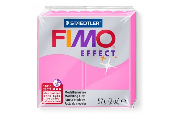 STAEDTLER ΠΗΛΟΣ FIMO EFFECT 8010-201 Neon Pink 57g
