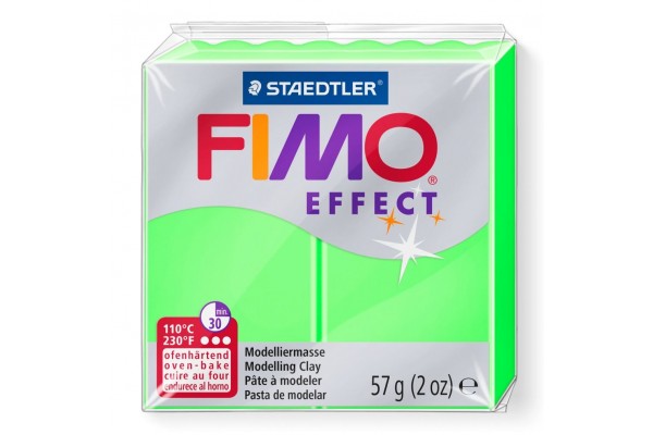 STAEDTLER ΠΗΛΟΣ FIMO EFFECT 8010-501 Neon Green 57g