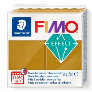 STAEDTLER ΠΗΛΟΣ FIMO ΕFFECT 8010-11 Metallic Gold.tiff 57g
