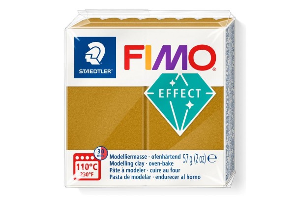 STAEDTLER ΠΗΛΟΣ FIMO ΕFFECT 8010-11 Metallic Gold.tiff 57g