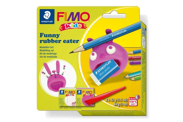 ΣΕΤ FIMO KIDS Funny Rubber Eater