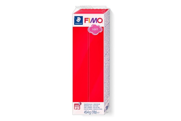 STAEDTLER ΠΗΛΟΣ FIMO SOFT 8021-24 Indian Red 454g
