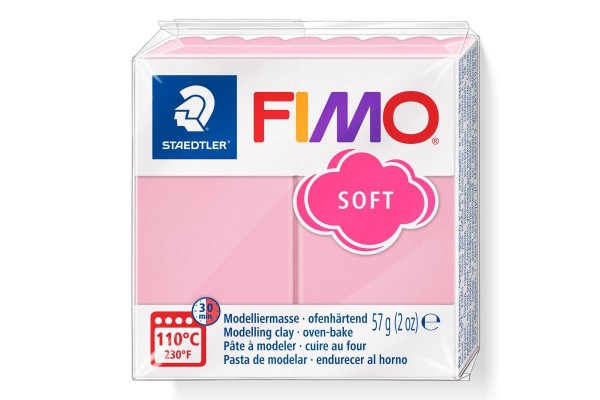STAEDTLER ΠΗΛΟΣ FIMO SOFT 8020-T21 Strawberry Cream 57gr