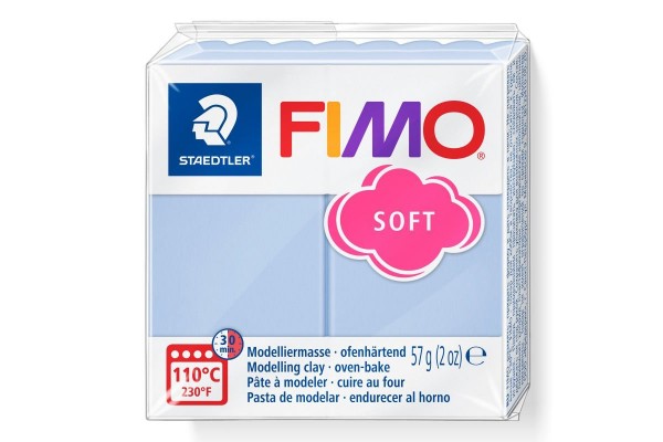 STAEDTLER ΠΗΛΟΣ FIMO SOFT 8020-T31 Serenity Blue 57g