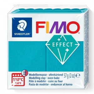 STAEDTLER ΠΗΛΟΣ FIMO EFFECT 8010-36 Metallic Turquoise 57g