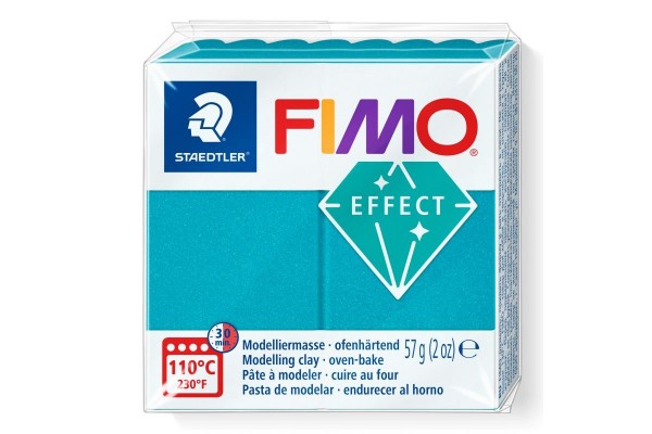 STAEDTLER ΠΗΛΟΣ FIMO EFFECT 8010-36 Metallic Turquoise 57g
