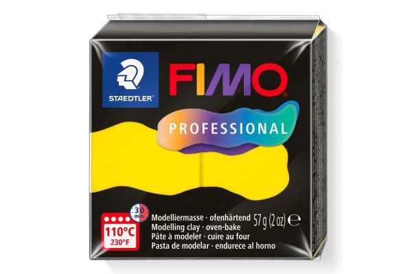 STAEDTLER ΠΗΛΟΣ FIMO PROFESSIONAL 8040-100 True Yellow 57g