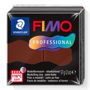 STAEDTLER ΠΗΛΟΣ FIMO PROFESSIONAL 8040-77 Chocolate 57g