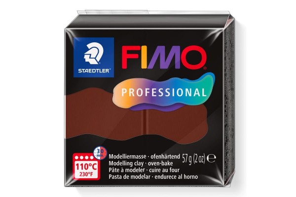 STAEDTLER ΠΗΛΟΣ FIMO PROFESSIONAL 8040-77 Chocolate 57g