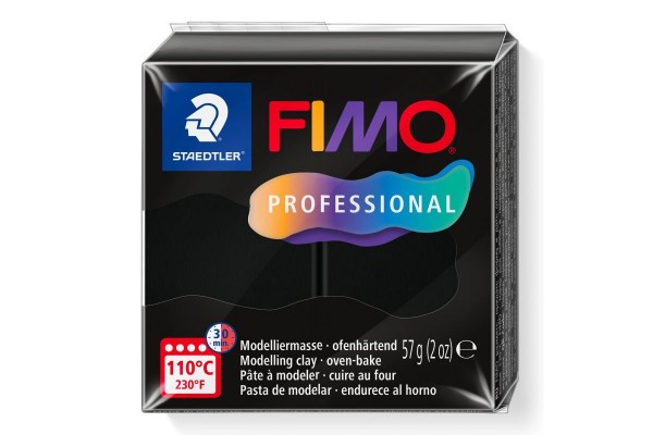 STAEDTLER ΠΗΛΟΣ FIMO PROFESSIONAL 8040-9 Black 57g