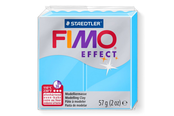 STAEDTLER ΠΗΛΟΣ FIMO 8010-301 EFFECT NEON BLUE 57gr