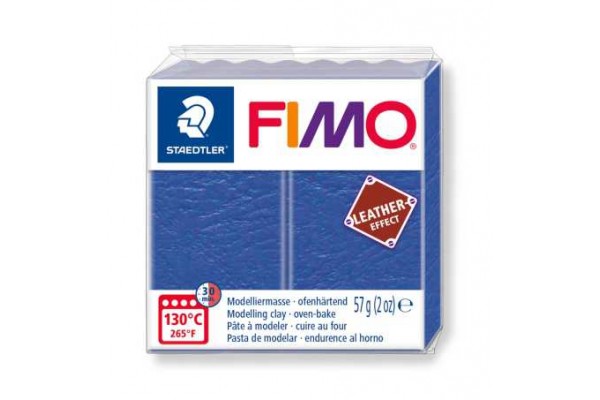 STAEDTLER ΠΗΛΟΣ FIMO 8010-309  LEATHER EFFECT INDIGO  57gr