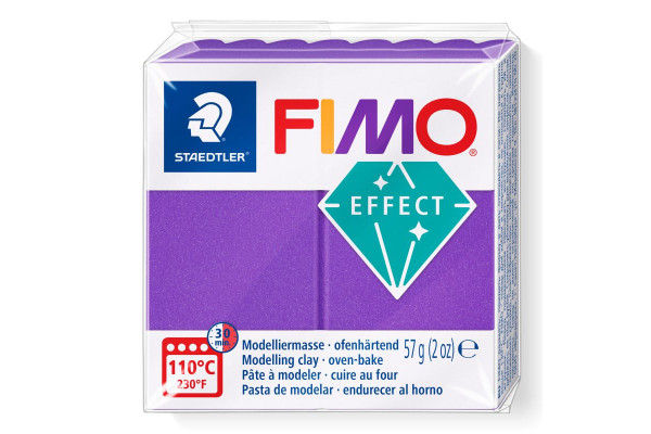 STAEDTLER ΠΗΛΟΣ FIMO 8010-61 EFFECT LILAC METALLIC  57gr