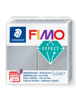 STAEDTLER ΠΗΛΟΣ FIMO 8010-81 EFFECT SILVER METALL 57gr