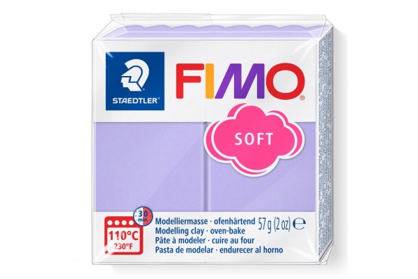 STAEDTLER ΠΗΛΟΣ FIMO 8020-605  SOFT LILAC 57gr STAEDTLER ΠΗΛΟΣ FIMO 8020-605  SOFT LILAC 57gr