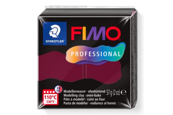 STAEDTLER ΠΗΛΟΣ FIMO 8040-23 PROFESSIONAL 57gr BORDEAUX