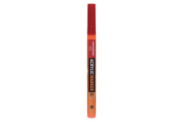 ΜΑΡΚΑΔΟΡΟΣ ΑΚΡΥΛΙΚΟΣ AMSTERDAM 1-2MM 257 REFLX ORANGE