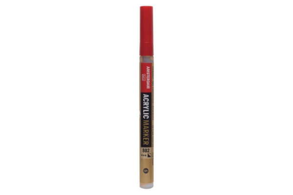 ΜΑΡΚΑΔΟΡΟΣ ΑΚΡΥΛΙΚΟΣ AMSTERDAM 1-2MM 802 LIGHT GOLD