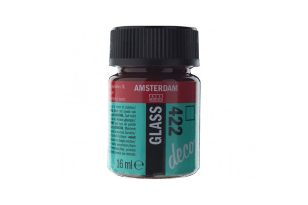 ΧΡΩΜΑ AMSTERDAM GLASS 422 REDDISH BROWN 16ML