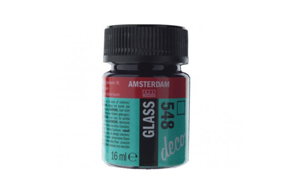 ΧΡΩΜΑ AMSTERDAM GLASS 548 BLUE VIOLET 16ML
