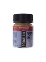 ΧΡΩΜΑ AMSTERDAM ΠΟΡΣΕΛΑΝΗΣ 808 GOLD OPAQUE 16ML