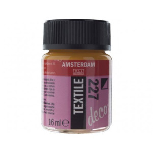 ΧΡΩΜΑ AMSTERDAM TEXTILE 227 YELLOW OCHRE 16ML