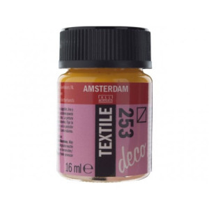 ΧΡΩΜΑ AMSTERDAM TEXTILE 253  GOLD YELLOW 16ml