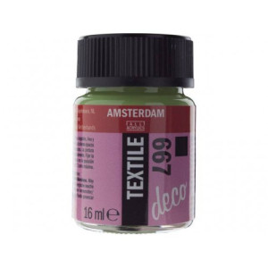 ΧΡΩΜΑ AMSTERDAM TEXTILE 667 SPRING GREEN OPAQUE 16ML