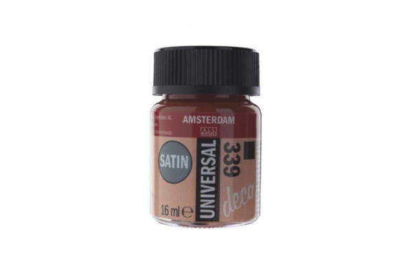 ΧΡΩΜΑ AMSTERDAM UNIVERSAL SATIN 339 ANT.RED 16ML