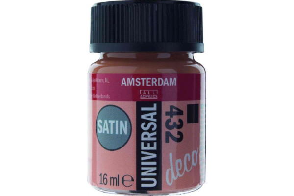 ΧΡΩΜΑ AMSTERDAM UNIVERSAL SATIN 432 TERRA 16ML