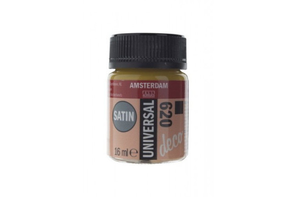 ΧΡΩΜΑ AMSTERDAM UNIVERSAL SATIN  620 OLIVE GRN 16ML