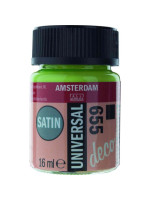 ΧΡΩΜΑ AMSTERDAM UNIVERSAL SATIN 655 APPLE GREEN 16ML