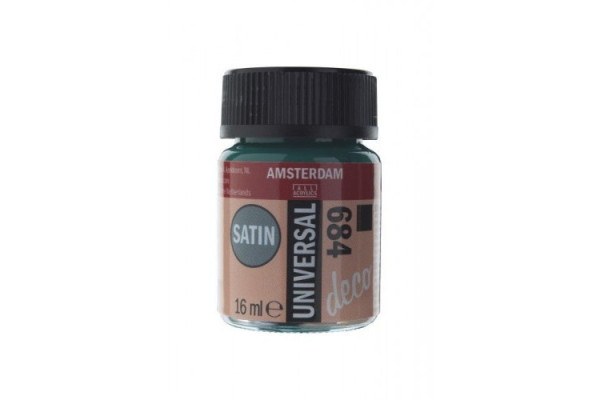 ΧΡΩΜΑ AMSTERDAM UNIVERSAL SATIN 684  BOTTLE GREEN 16ML