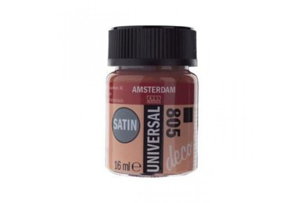 ΧΡΩΜΑ AMSTERDAM UNIVERSAL SATIN 805 COPPER 16ML
