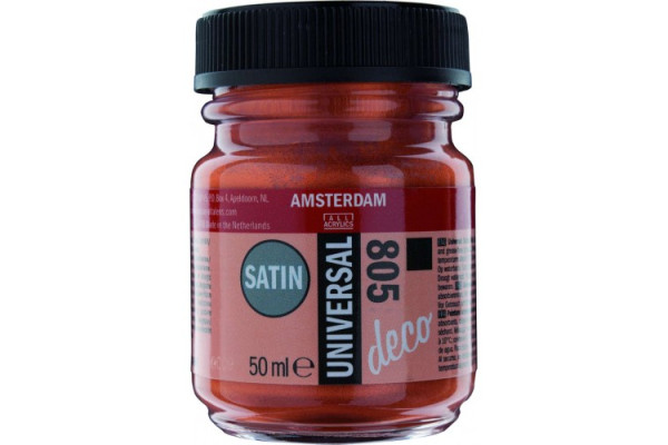 ΧΡΩΜΑ AMSTERDAM UNIVERSAL SATIN 805 COPPER 50ML
