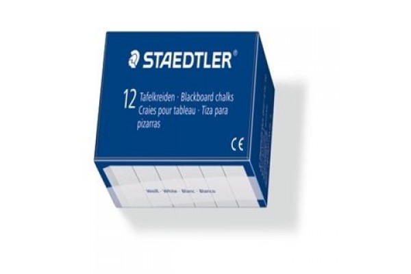ΚΙΜΩΛΙΕΣ ΛΕΥΚΕΣ ΞΗΡΟΠΑΣΤΕΛ 12ΤΕΜ STAEDTLER 2350