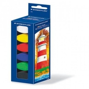 ΣΕΤ ΤΕΜΠΕΡΕΣ 885 STAEDTLER 6 ΧΡΩΜΑΤΑx20ml